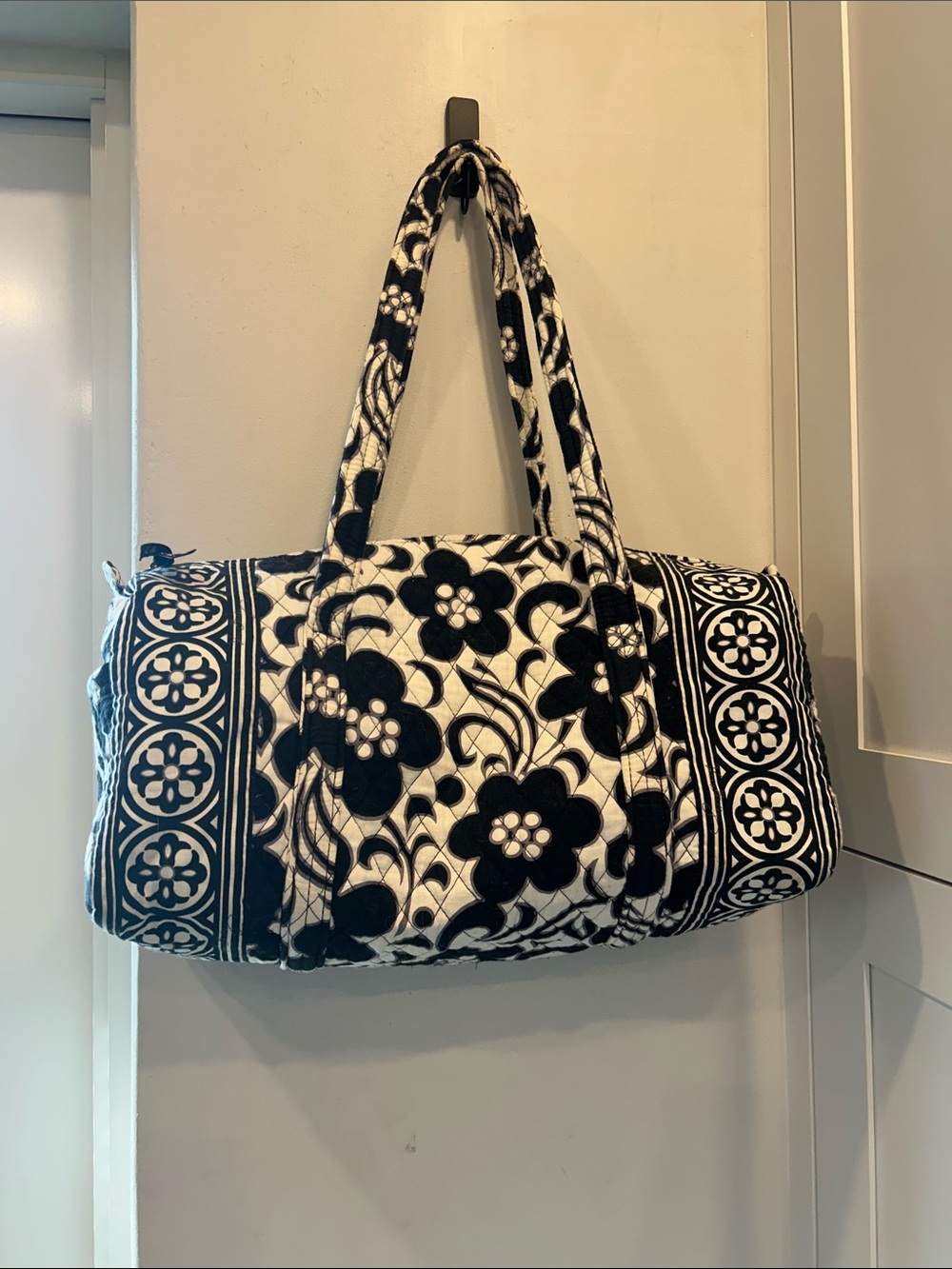 Vera Bradley Small Duffel in Day & Night print